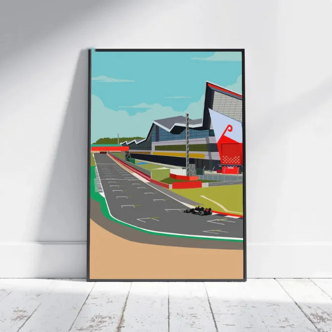 F1 Racing Luxe Abstract Canvas Art Print