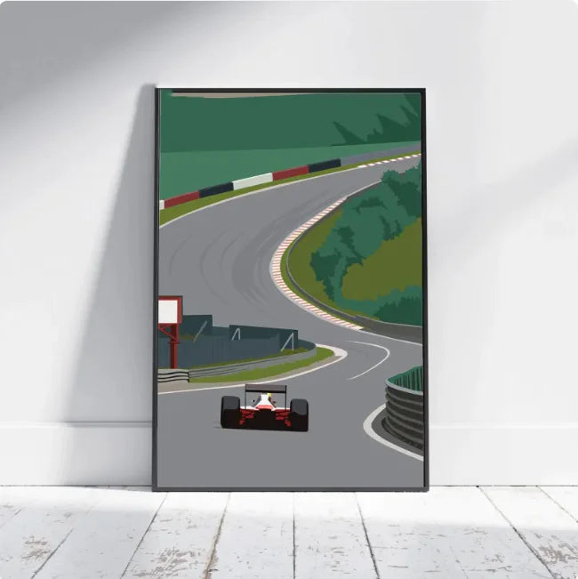 F1 Racing Luxe Abstract Canvas Art Print