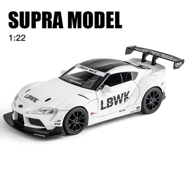 1:22 Toyota SUPRA Track Alloy Sports Car Model